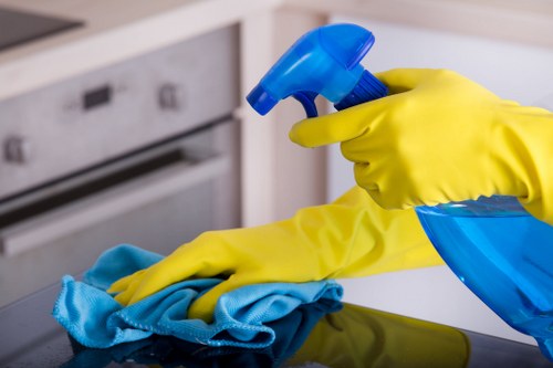 Clean oven shelves and trays after a deep oven cleaning appointment