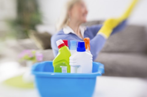 Kitchen and bathroom cleaning for a Ruislip household