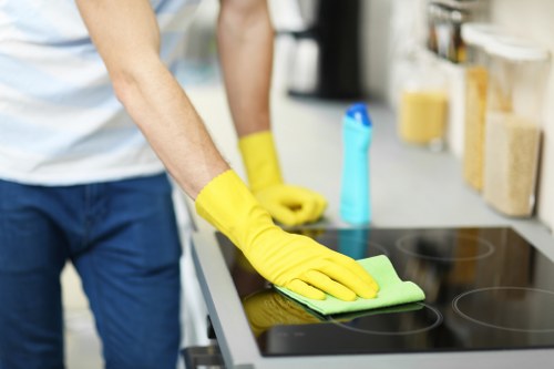 Professional end of tenancy cleaning in a Ruislip kitchen