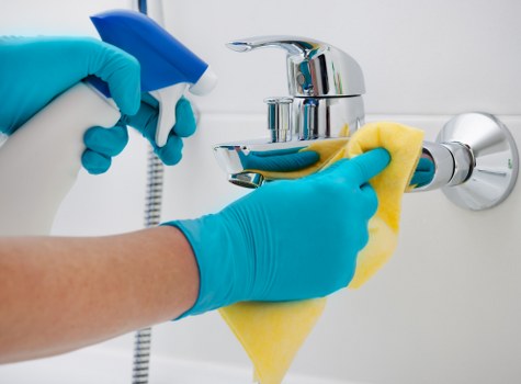 Local cleaning team completing a post-construction clean in Ruislip